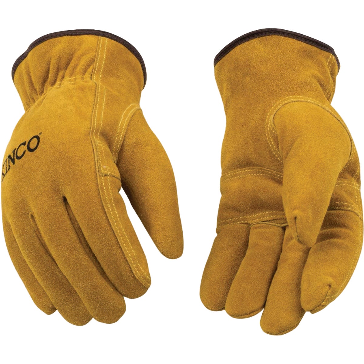 Kinco Men's Large Suede Cowhide Pile Lined Winter Work Glove Image 1
