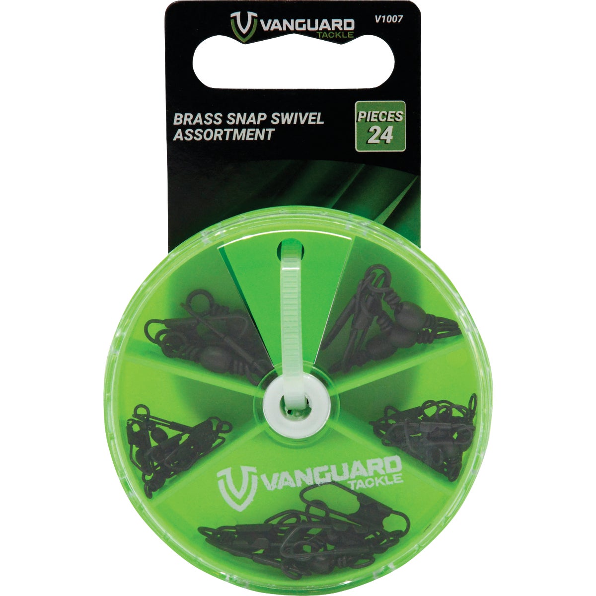 Vanguard Brass Snap Swivel Assortment (24-Piece)