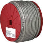 Campbell 1/8 In. x 250 Ft. Vinyl-Coated Galvanized Clothesline Cable Image 1