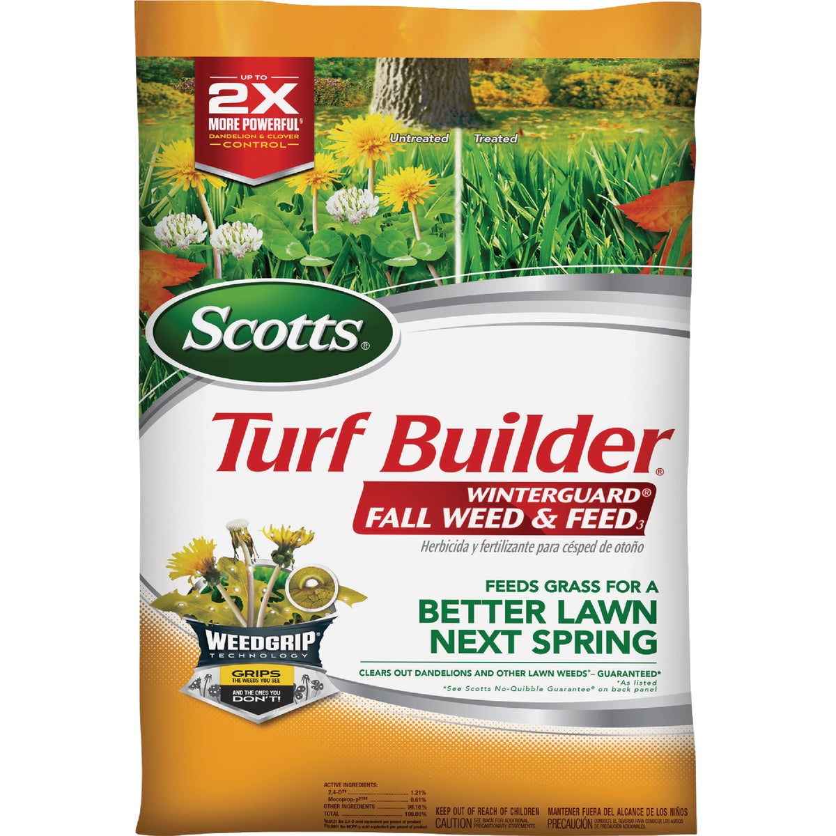 Scotts Turf Builder WinterGuard 43.3 Lb. 12,000 Sq. Ft. Fall Weed & Feed