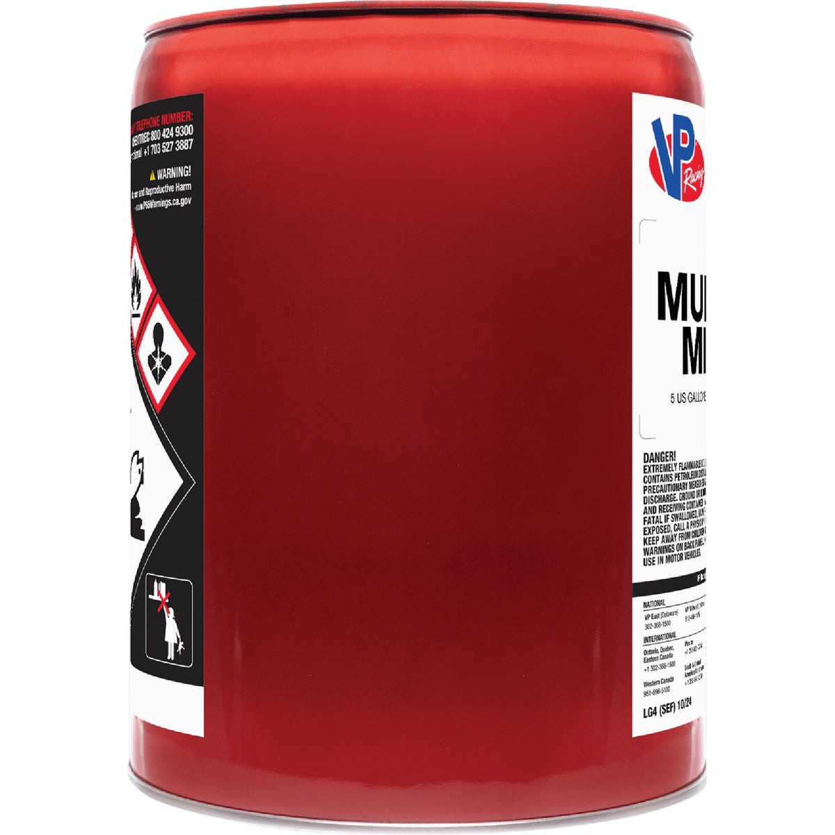 VP Racing Fuels 5 Gal. 40:1/50:1 Ethanol-Free Multi-Mix Gas & Oil Pre-Mix Image 2