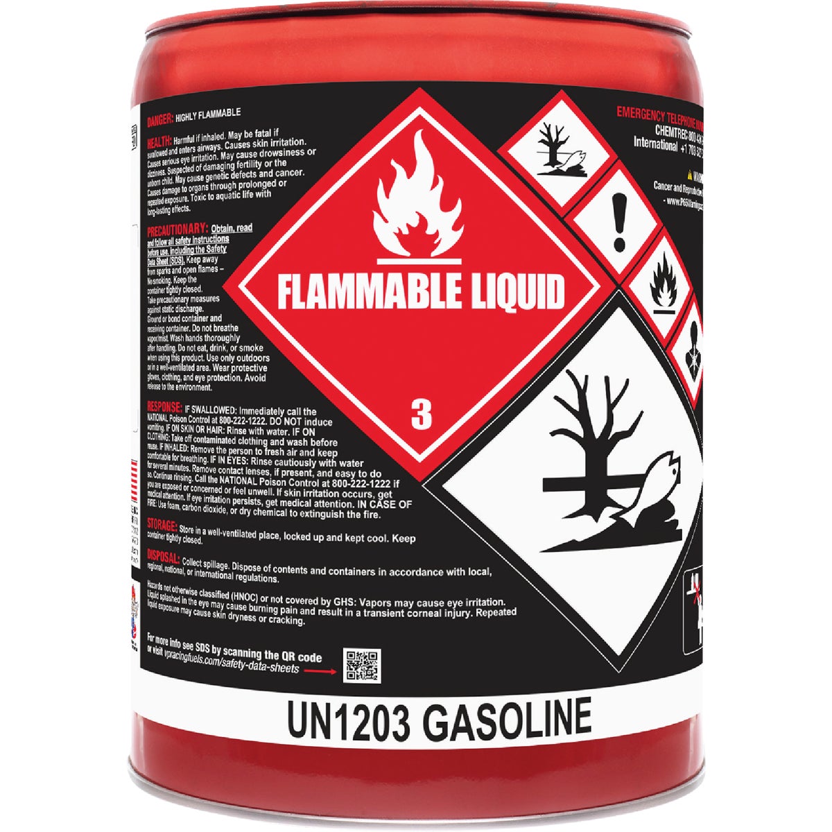 VP Racing Fuels 5 Gal. 40:1/50:1 Ethanol-Free Multi-Mix Gas & Oil Pre-Mix Image 4