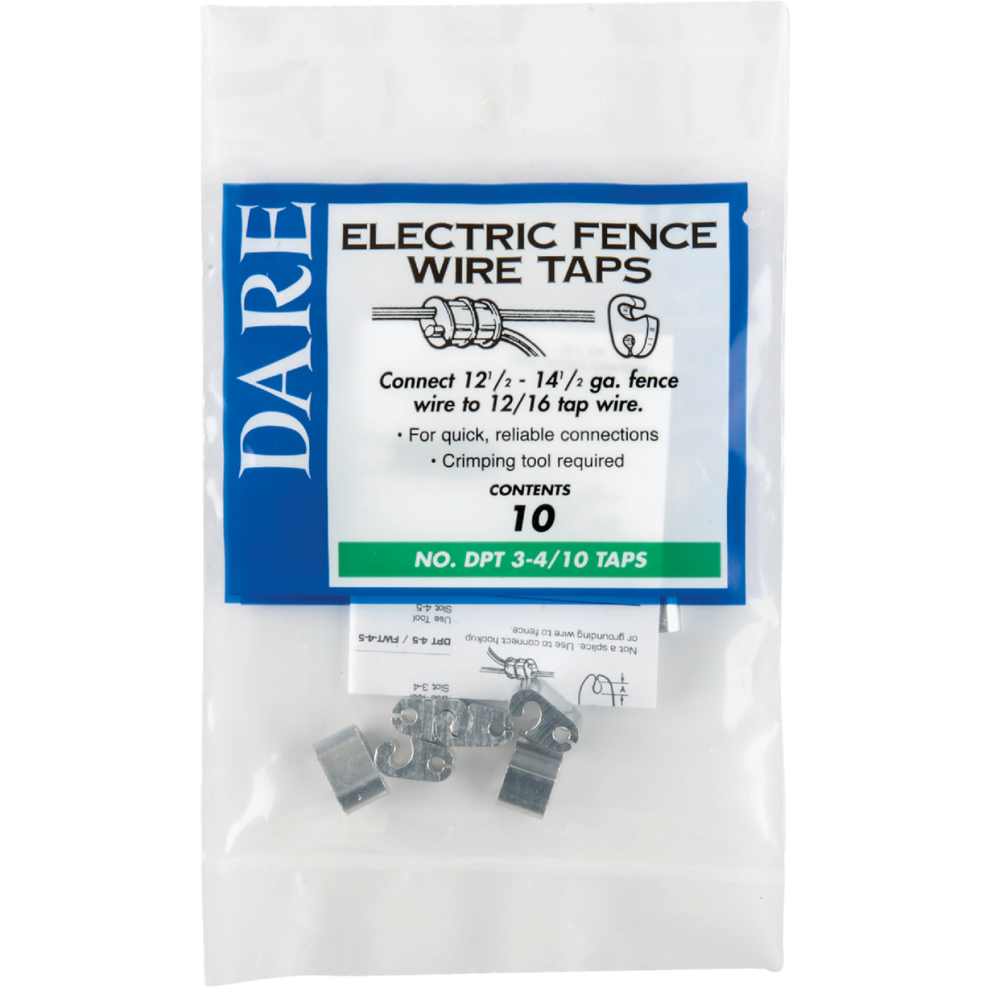 Dare 12-1/2 Ga. to 14 Ga. Metal Splicing Sleeve (10-Pack) Image 2