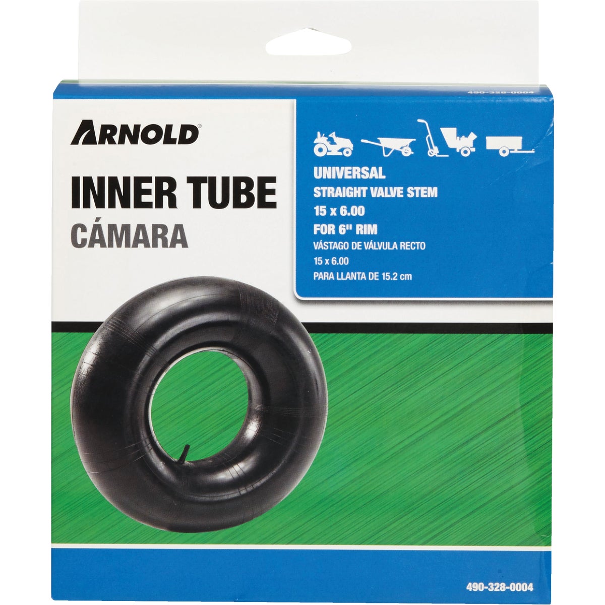 Arnold 15 In. x 6 In. Replacement Lawn Mower Inner Tube Image 2