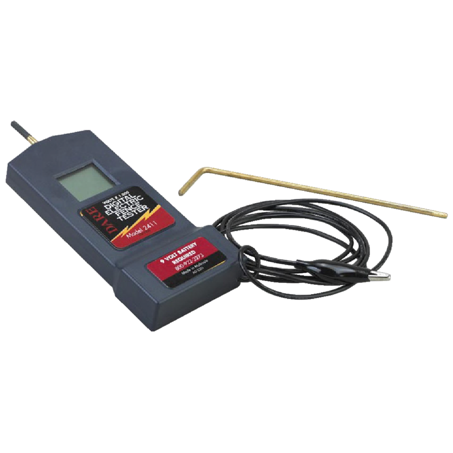 Dare Digital 5 In. W. x 7-1/2 In. H. Electric Fence Tester Image 1