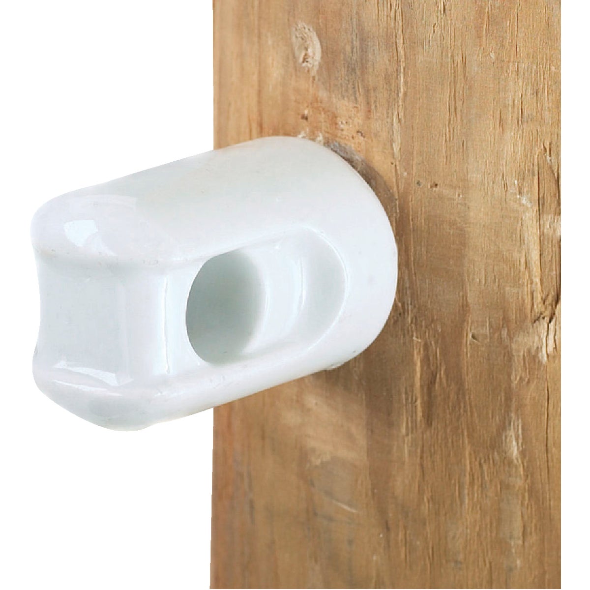 Dare Screw-In White Porcelain Electric Fence Insulator Image 1