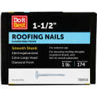 Do it 1-1/2 In. 11 ga Electrogalvanized Roofing Nails (186 Ct., 1 Lb.) Image 1