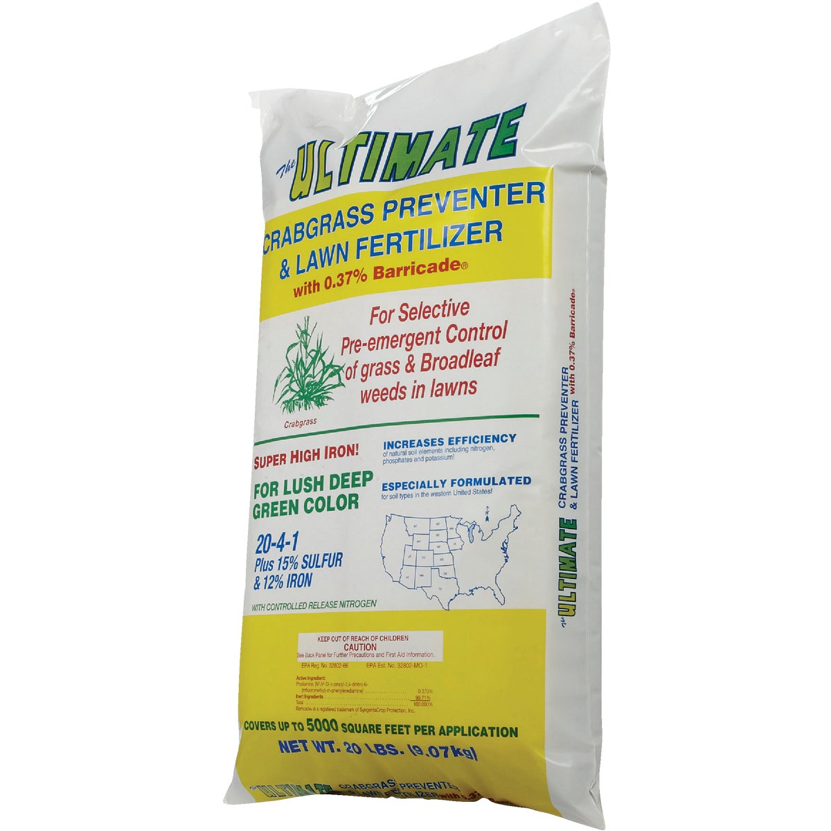 Ultimate 20 Lb. 5000 Sq. Ft. 20-4-1 Lawn Fertilizer with Crabgrass Preventer Image 5