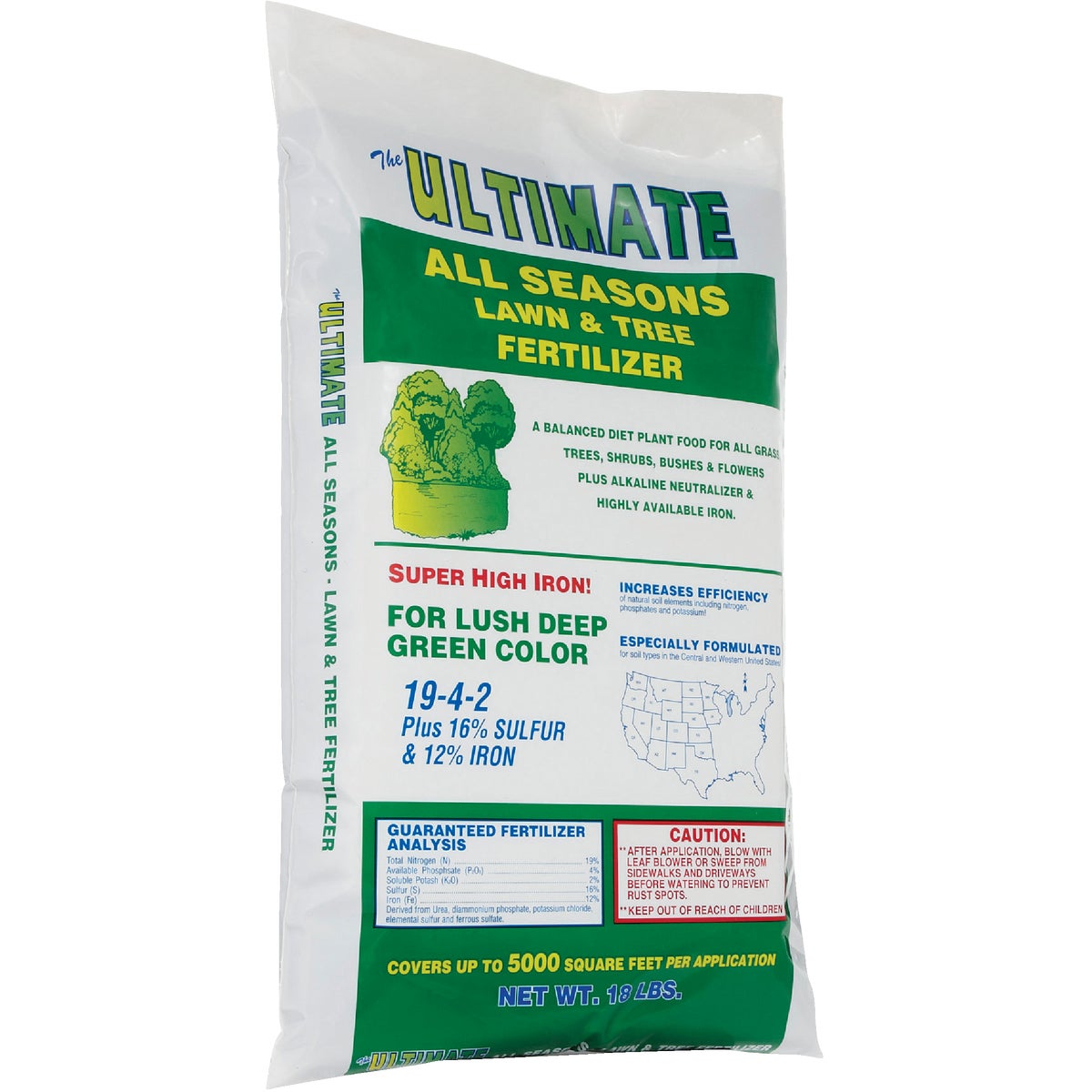 Ultimate 18 Lb. 5000 Sq. Ft. 19-4-2 All Seasons All Purpose Fertilizer Image 4