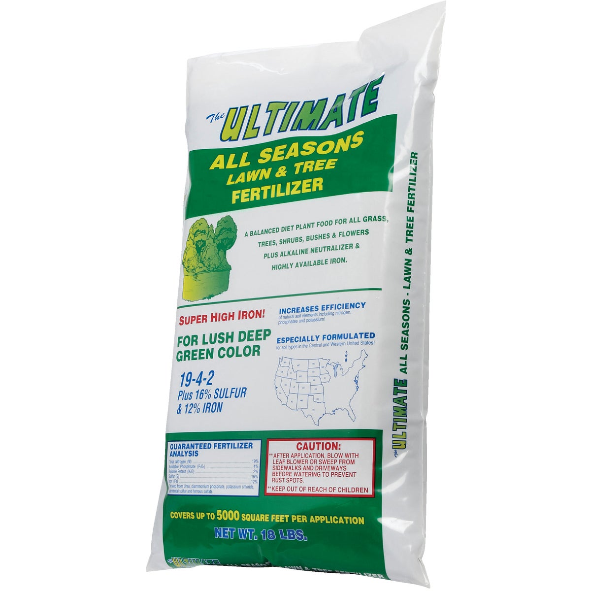 Ultimate 18 Lb. 5000 Sq. Ft. 19-4-2 All Seasons All Purpose Fertilizer Image 5