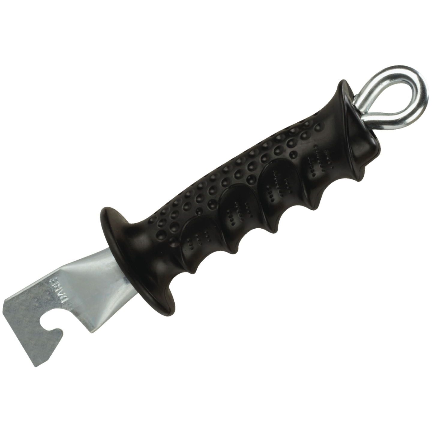 Dare Old Ironsides 4-1/2 In. Spring Black Rubber Electric Fence Gate Handle Image 1