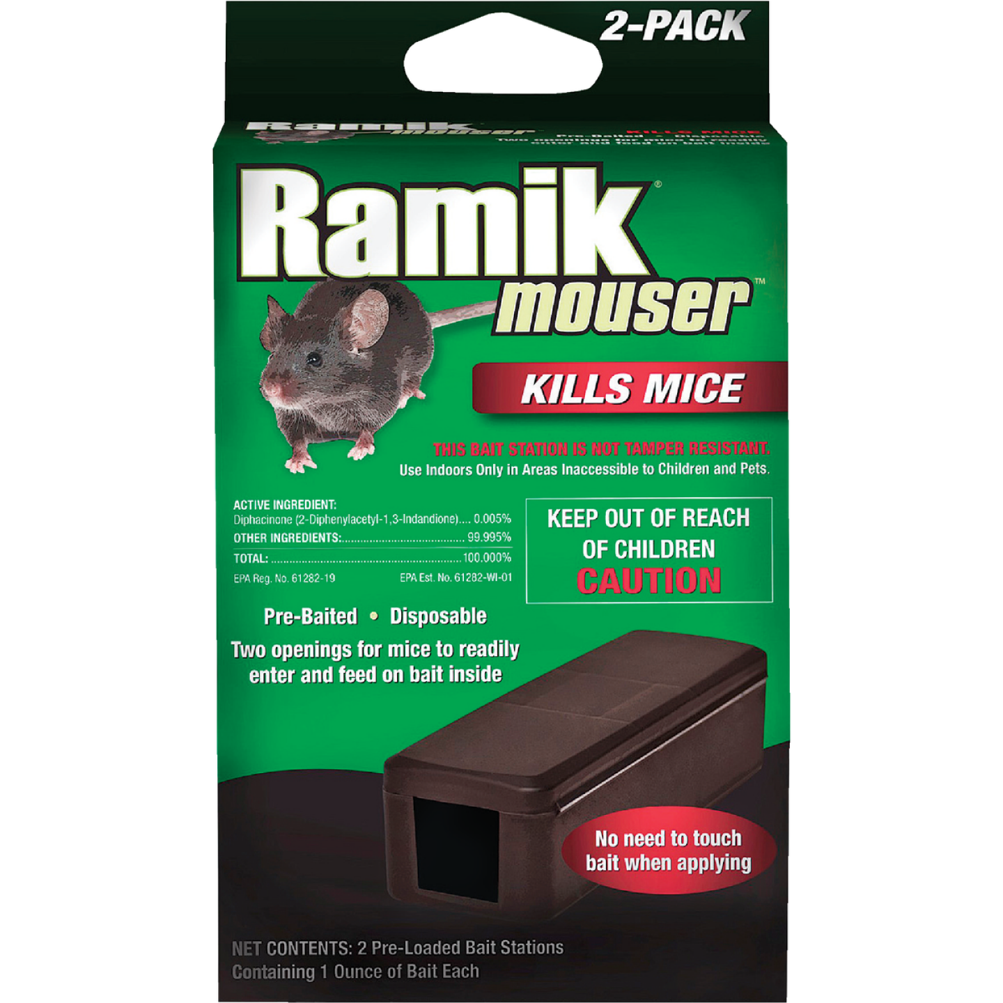 Ramik Mouser Disposable Mouse Bait Station (2-Pack) Image 1