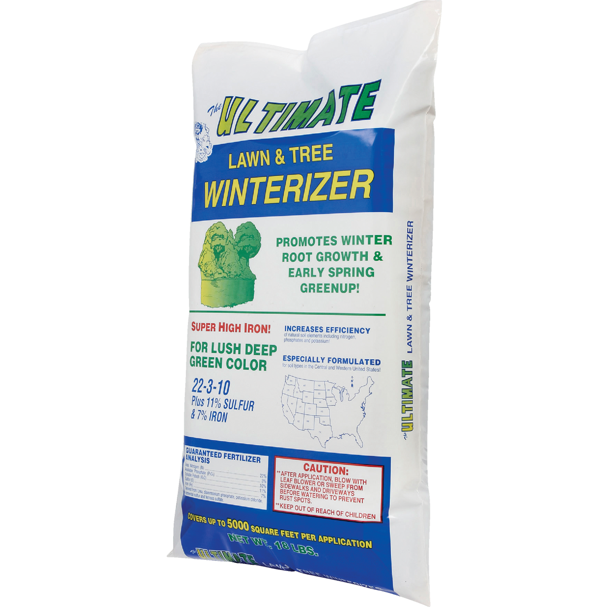 Ultimate 18 Lb. 5000 Sq. Ft. 22-3-10 Lawn And Tree Winterizer Fall Fertilizer Image 3