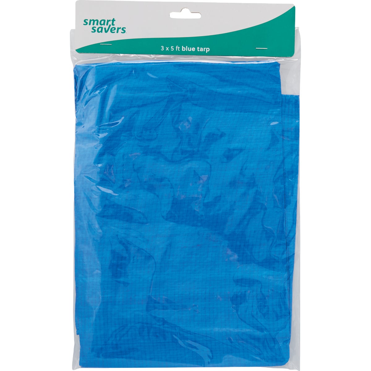 Smart Savers Blue PE 3 Ft. x 5 Ft. Poly Tarp