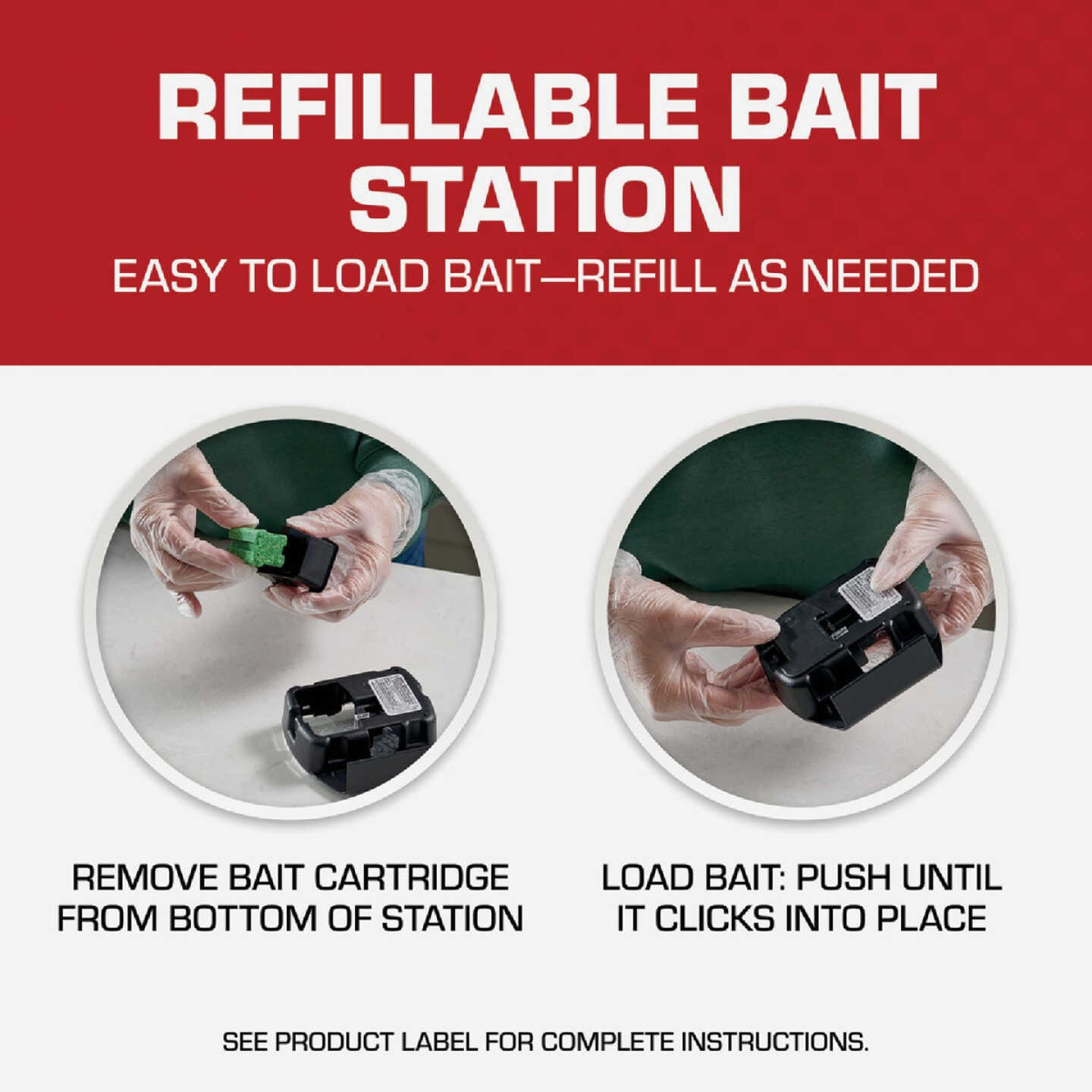 TOMCAT Refillable Bait Station Mouse Killer (8-Refill) Image 5