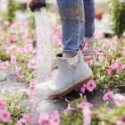 The Muck Boot Company Women's Blue Quilted Floral Original Ankle Boot, Size 6 Image 2