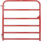 Tarter 50 In. H. x 4 Ft. L. x 1-3/4 In. Tube Diameter Red Economy Tube Gate Image 1