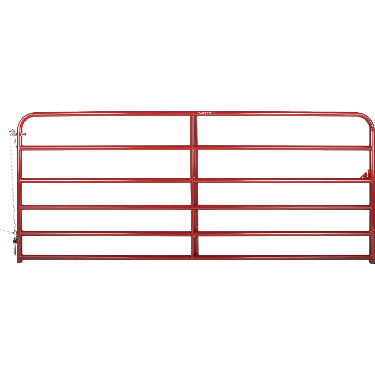Tarter 50 In. H. x 10 Ft. L. x 1-3/4 In. Tube Diameter Red Economy Tube Gate
