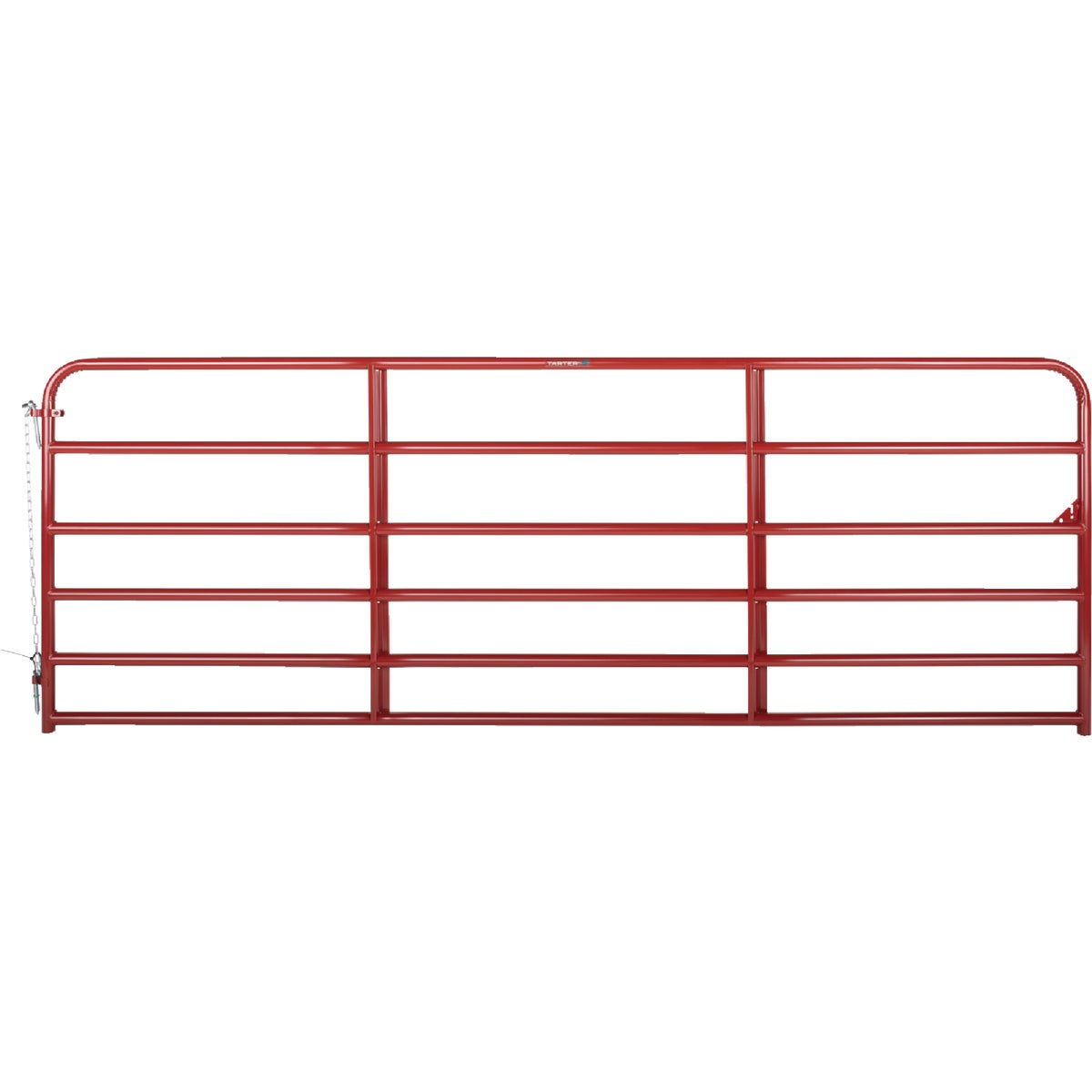 Tarter 50 In. H. x 12 Ft. L. x 1-3/4 In. Tube Diameter Red Economy Tube Gate