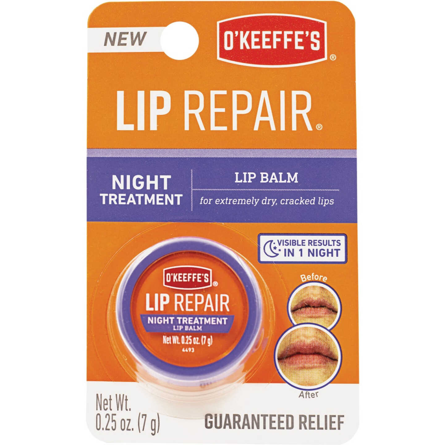 O'Keeffe's 0.25 Oz. Lip Repair Night Treatment Image 1