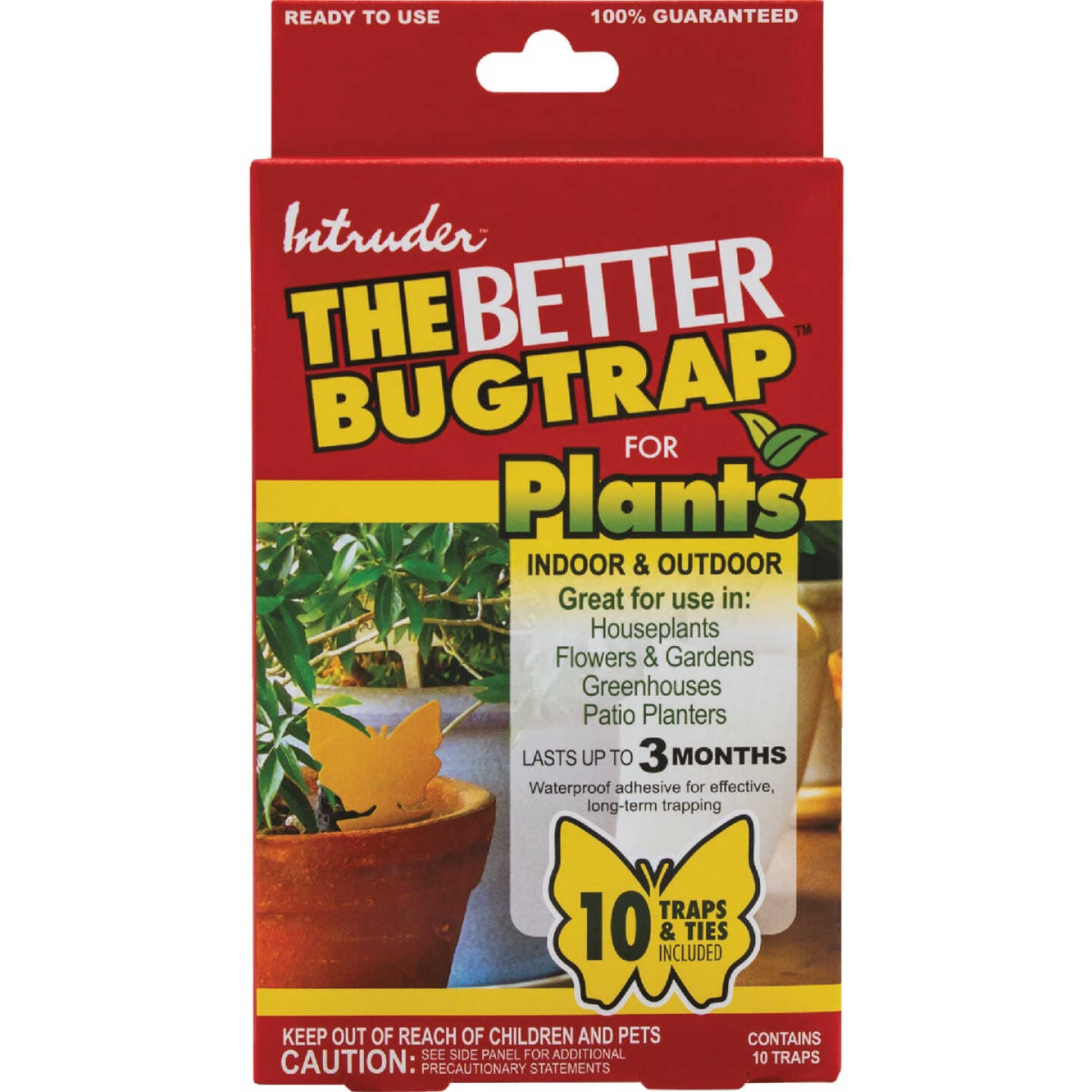 Intruder The Better Bugtrap for Plants Disposable Indoor/Outdoor Insect Trap (10-Pack) Image 1