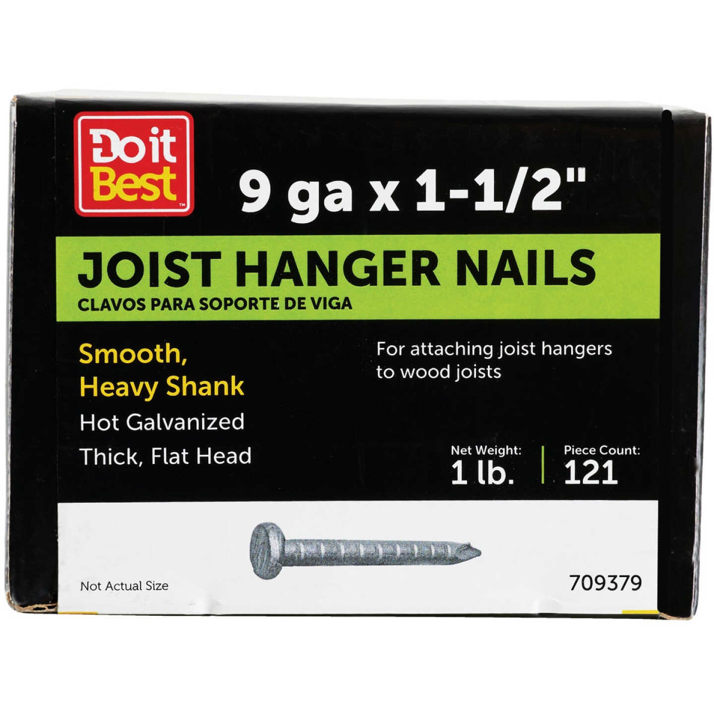 Do it 1-1/2 In. 9 ga Hot Galvanized Joist Nails (120-Count, 1 lb) Image 1