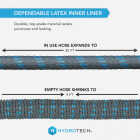 Hydrotech 5/8 In. x 25 Ft. Expandable Burst Proof Hose - Blue Image 5