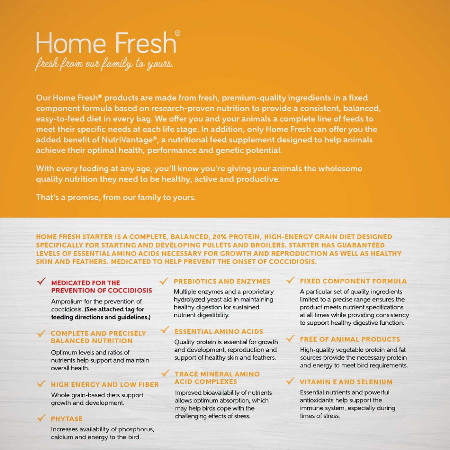 Kent Home Fresh 25 Lb. Poultry Starter Crumble Image 4