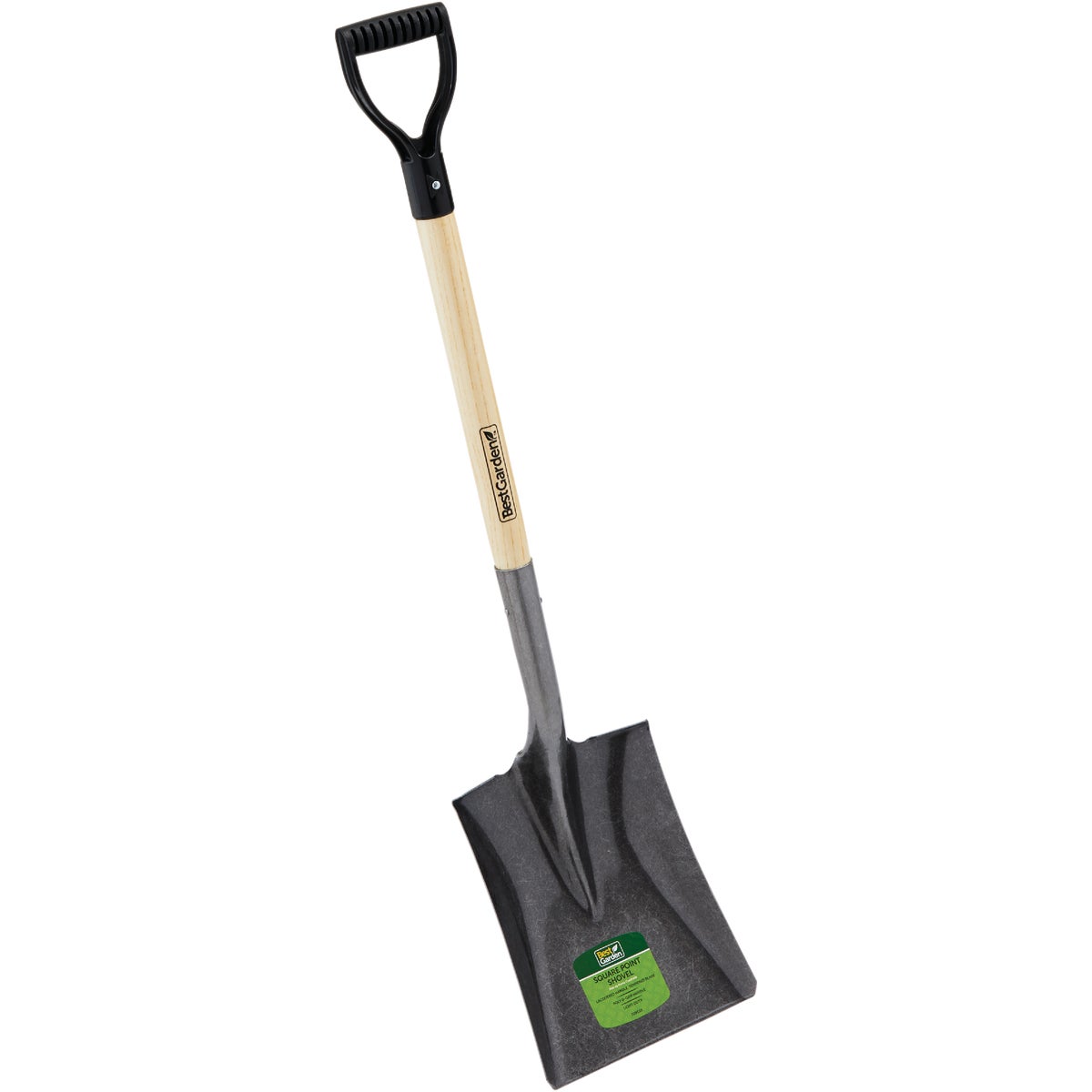 Best Garden 28 In. Wood D-Handle Square Point Shovel