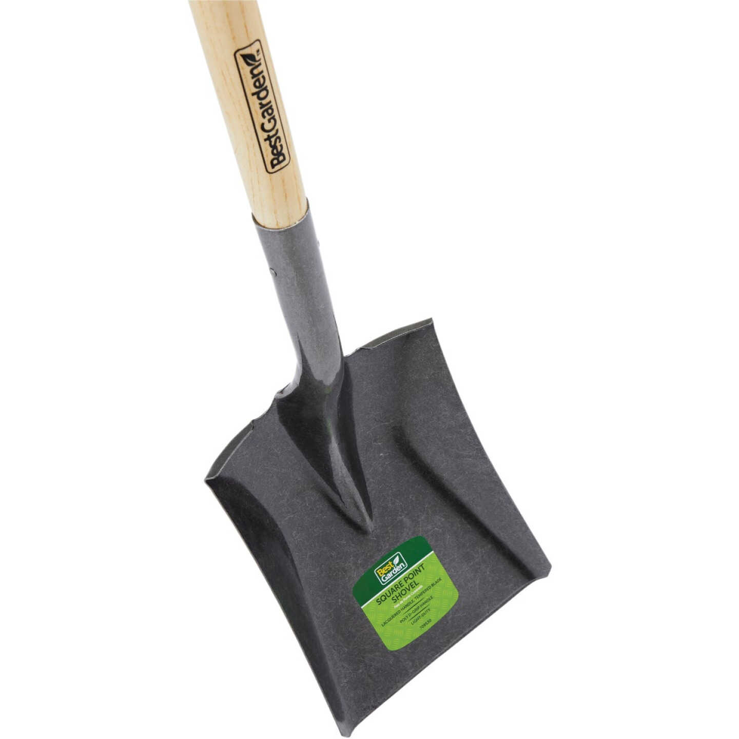 Best Garden 28 In. Wood D-Handle Square Point Shovel Image 3