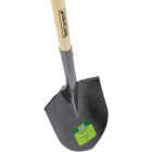 Best Garden 28 In. Wood D-Handle Round Point Shovel Image 3