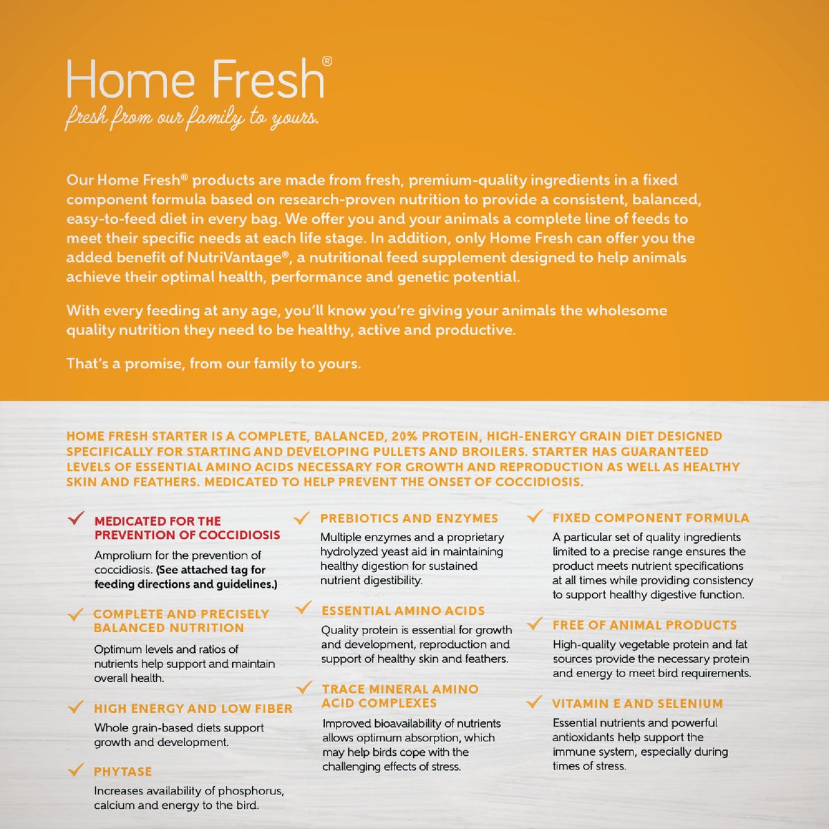 Kent Home Fresh 50 Lb. Poultry Starter Crumble Image 4