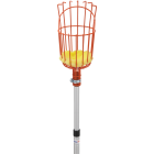 Best Garden Basket with Long Handle Enameled Steel Aluminum Fruit Picker Image 1