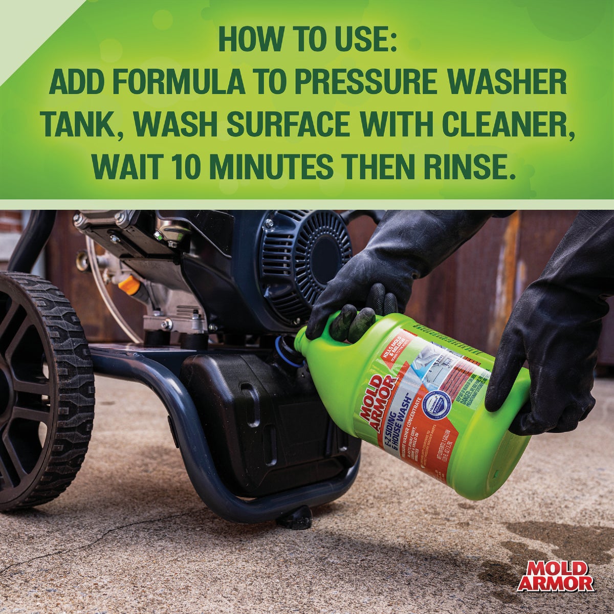 Mold Armor 1 Gal. E-Z Siding & House Pressure Washer Concentrate with Microban Image 5