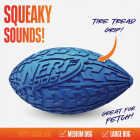 Nerf Dog 6 In. Rubber Tire Squeak Football Image 2