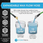 Hydrotech 3/4 In. Dia. x 50 Ft. Green Expandable Burst Proof Hose Image 3