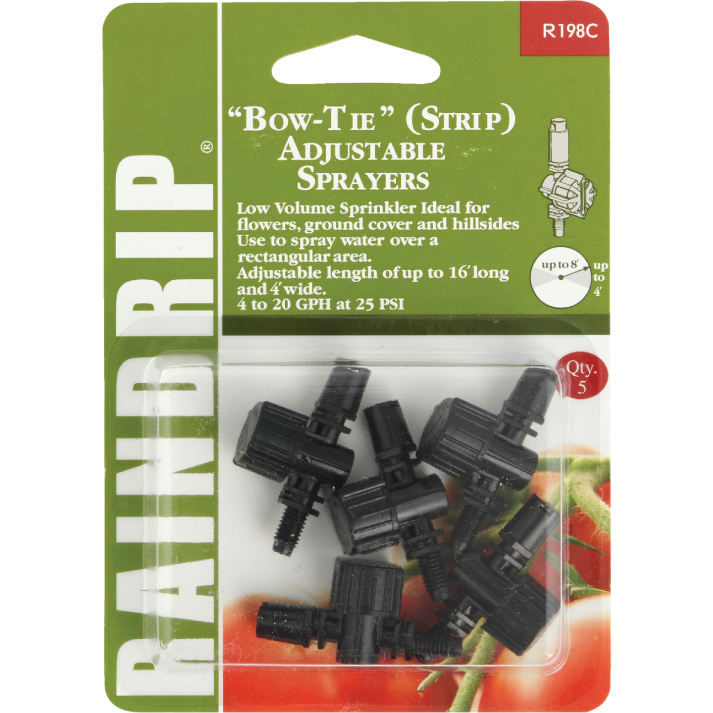 Raindrip Bow Tie Adjustable Sprinkler Head Sprayer (5-Pack) Image 1