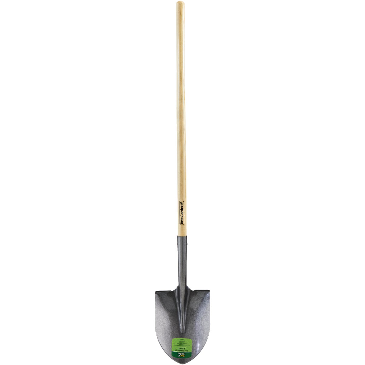 Best Garden 44 In. Wood Handle Round Point Shovel Image 2