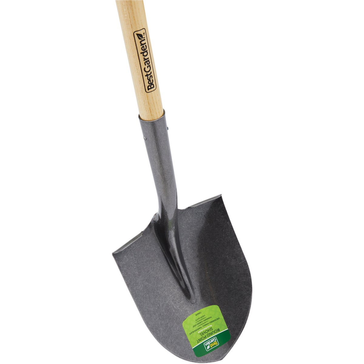 Best Garden 44 In. Wood Handle Round Point Shovel Image 3