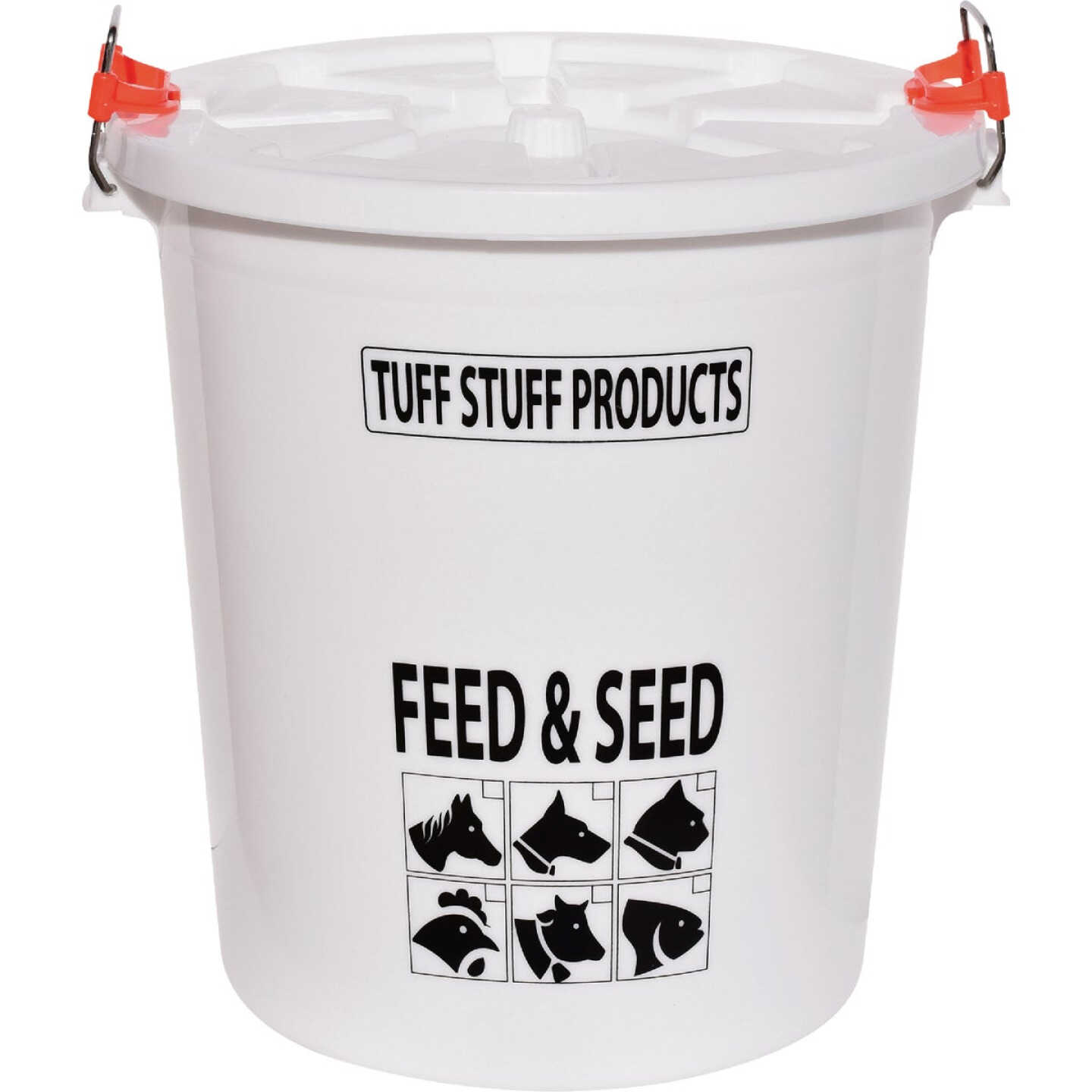 Tuff Stuff 26.5 Gal./130 Lb. Feed & Seed Storage Tub with Lid Image 1