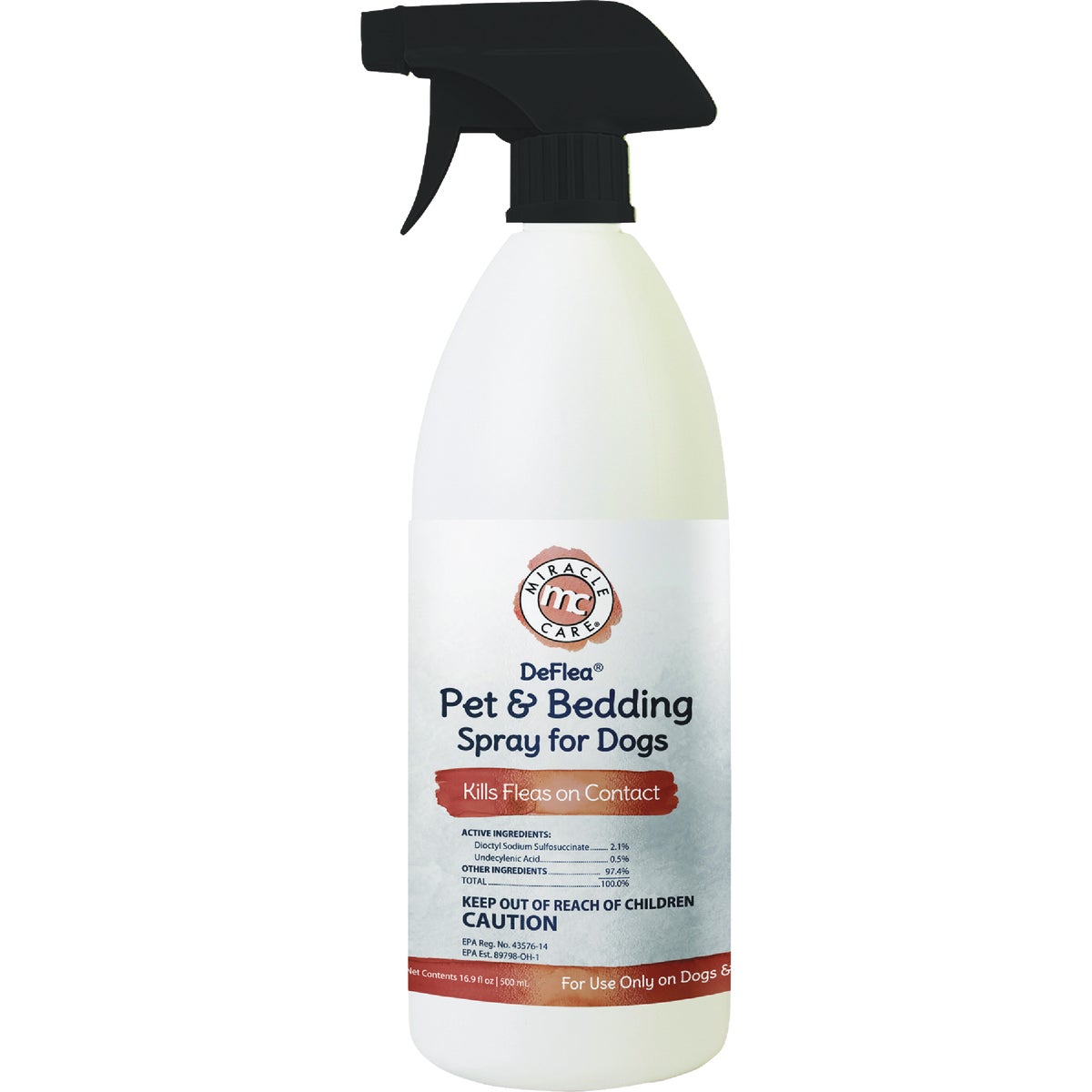 Miracle Care DeFlea 16 Oz. Dog & Bedding Spray
