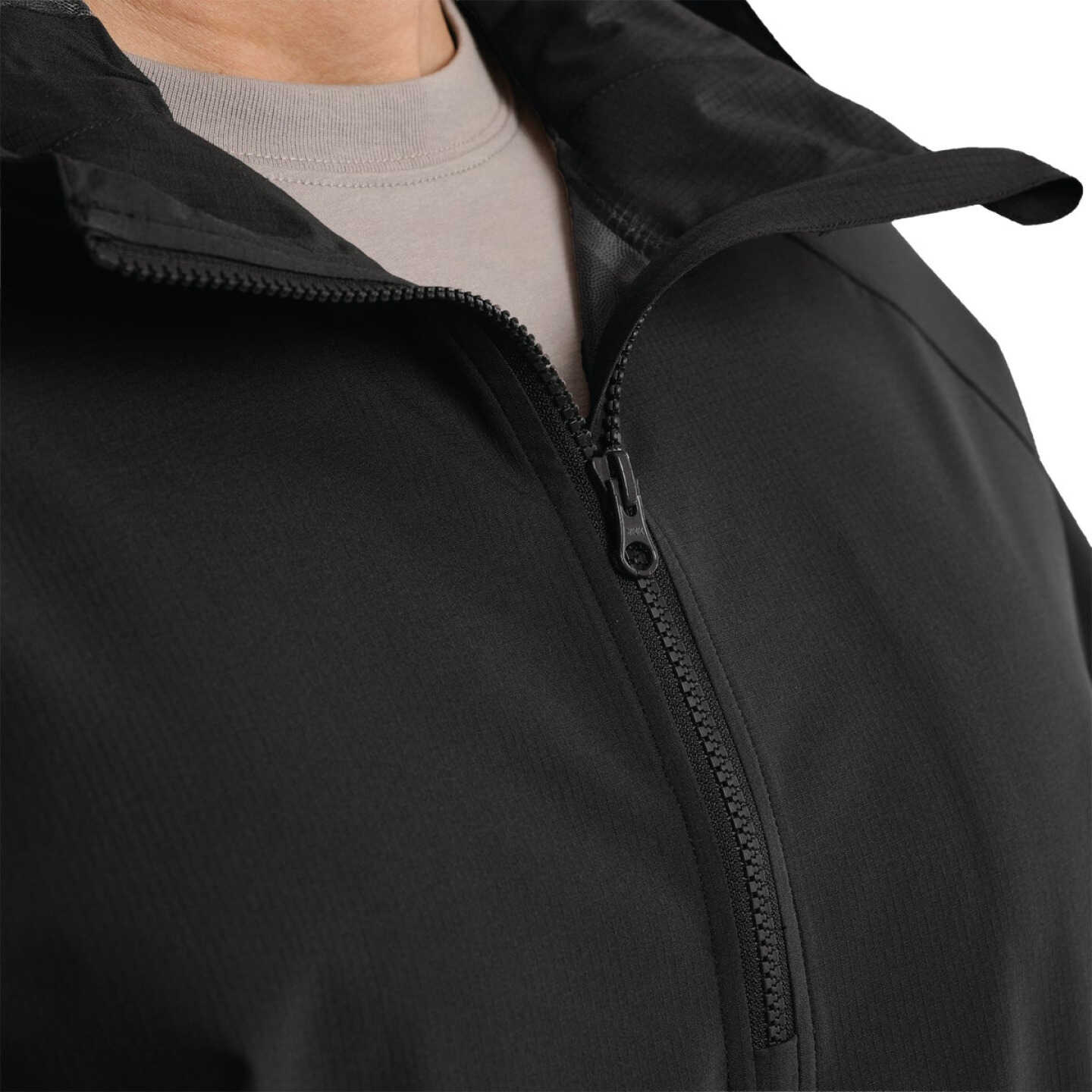 Berne Weather Warrior Men's 2XL Black Packable Rain Jacket Image 3