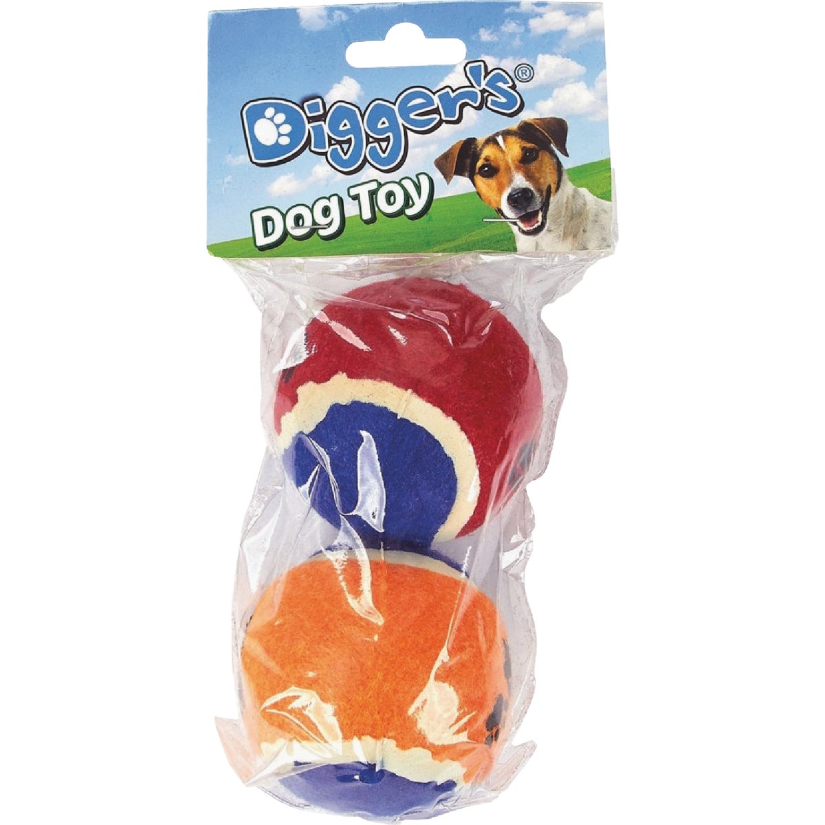 Boss Pet Digger's Tennis Ball Toy (2-Pack) Image 2