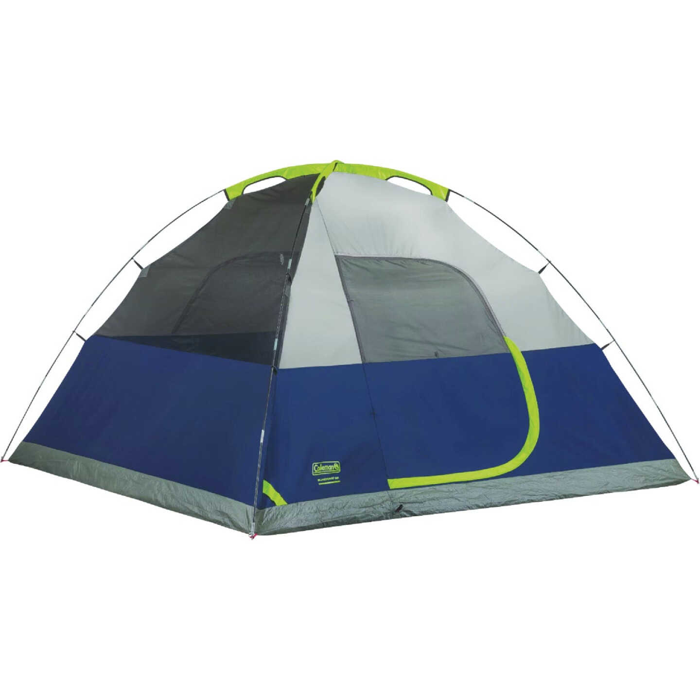 Coleman Sundome 6-Person Dome Tent, Navy & Gray Image 4