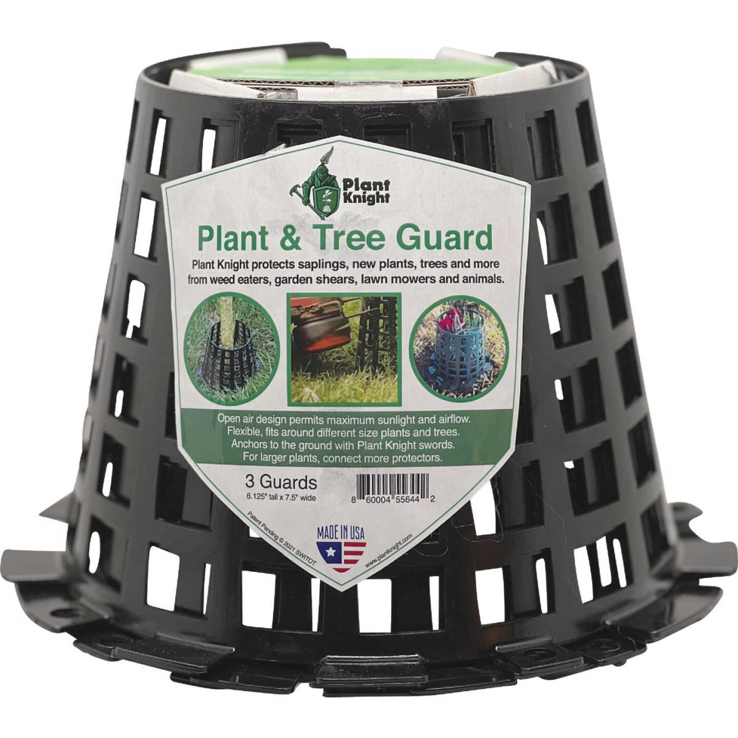 Plant Knight Black Protective Plant Cage (3-Pack) Image 1