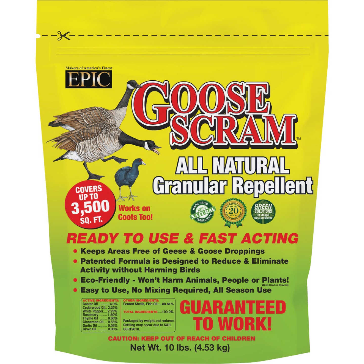 Goose Scram 10 Lb. Granular Goose Repellent Image 1