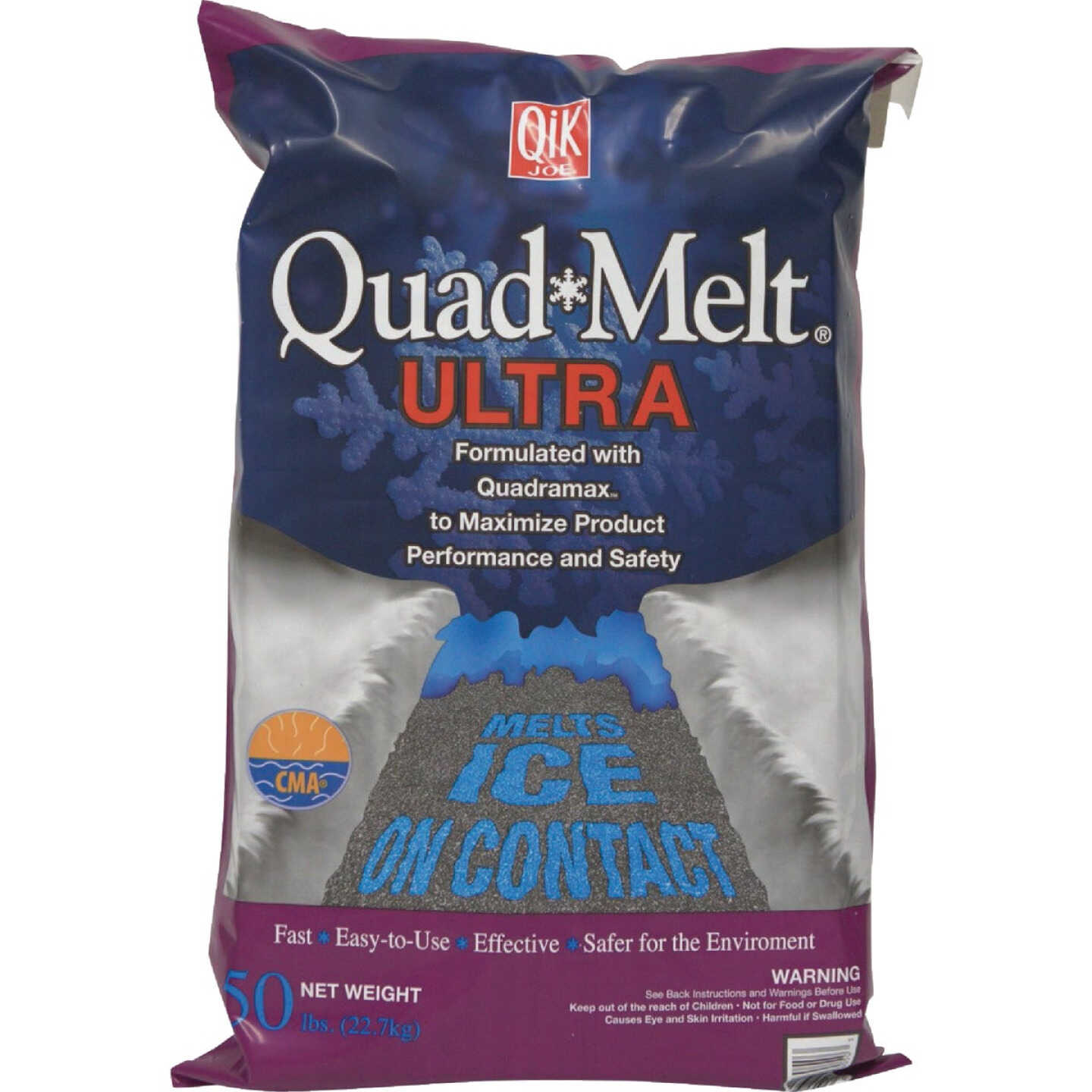 Qik Joe Quad Melt Ultra 50 Lb. Ice Melt Granules Image 1