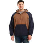 Berne Weather Warrior Men's Medium Navy Driftwood Packable Rain Jacket Image 1