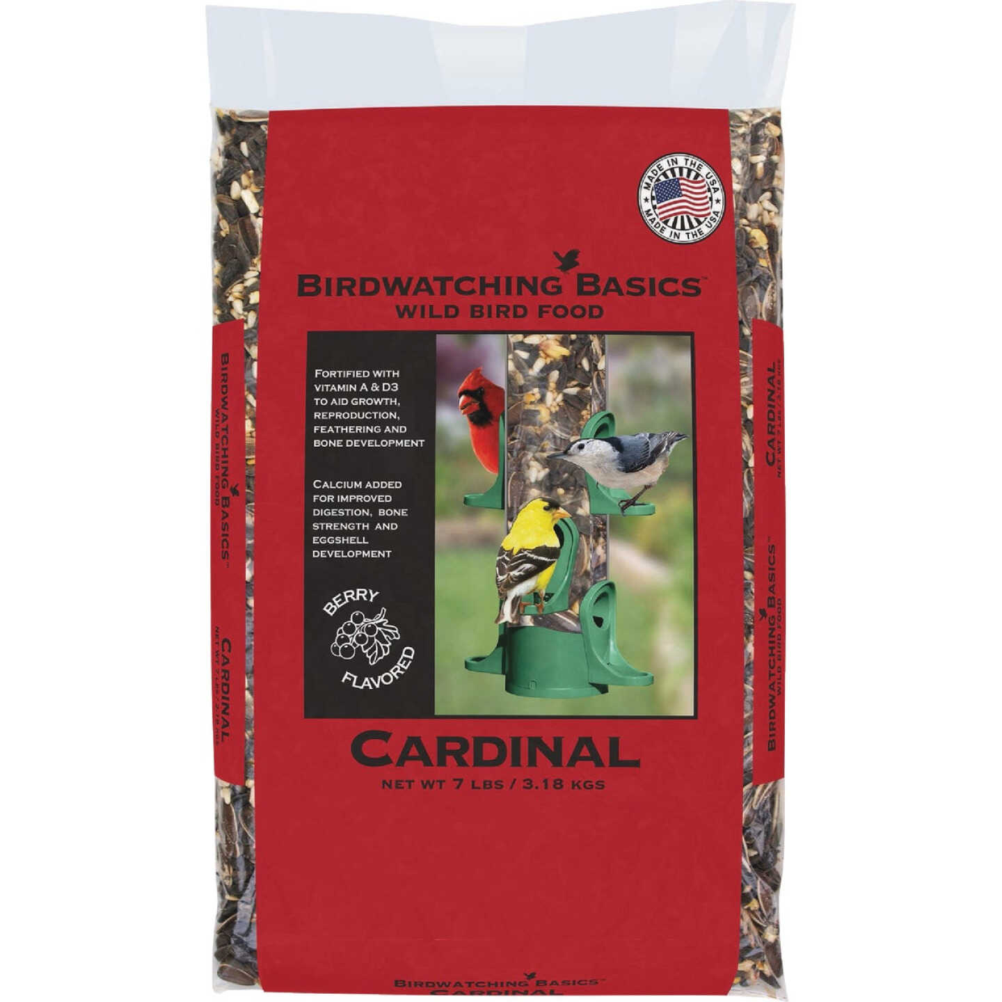 Birdwatching Basics 7 Lb. Cardinal Blend Wild Bird Food Image 1