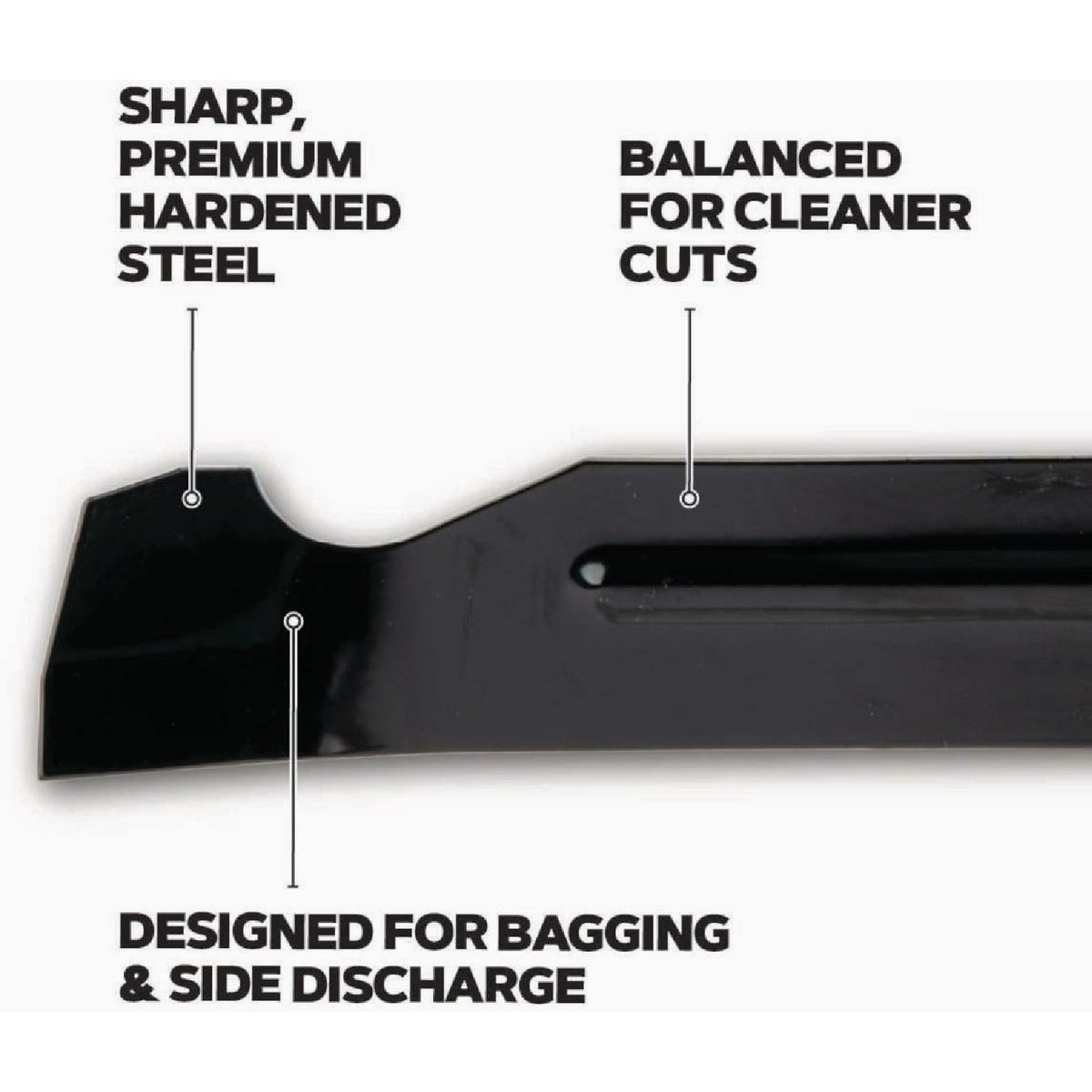 Oregon 21 In. DeWalt Battery Powered Push Mower Replacement Blade Image 3